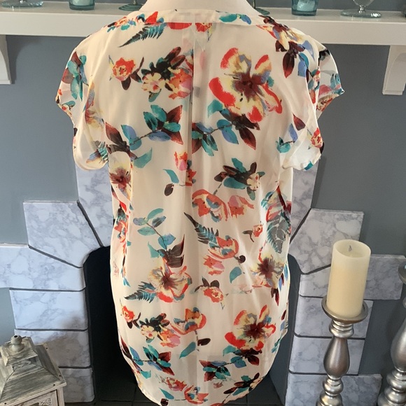 Daniel Rainn Sheer Floral Shirt - Picture 7 of 8